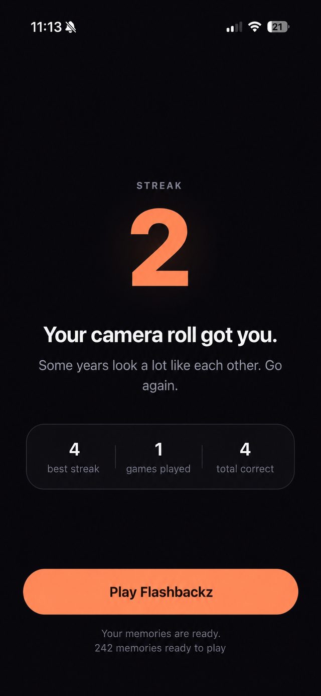 Flashbackz screenshot